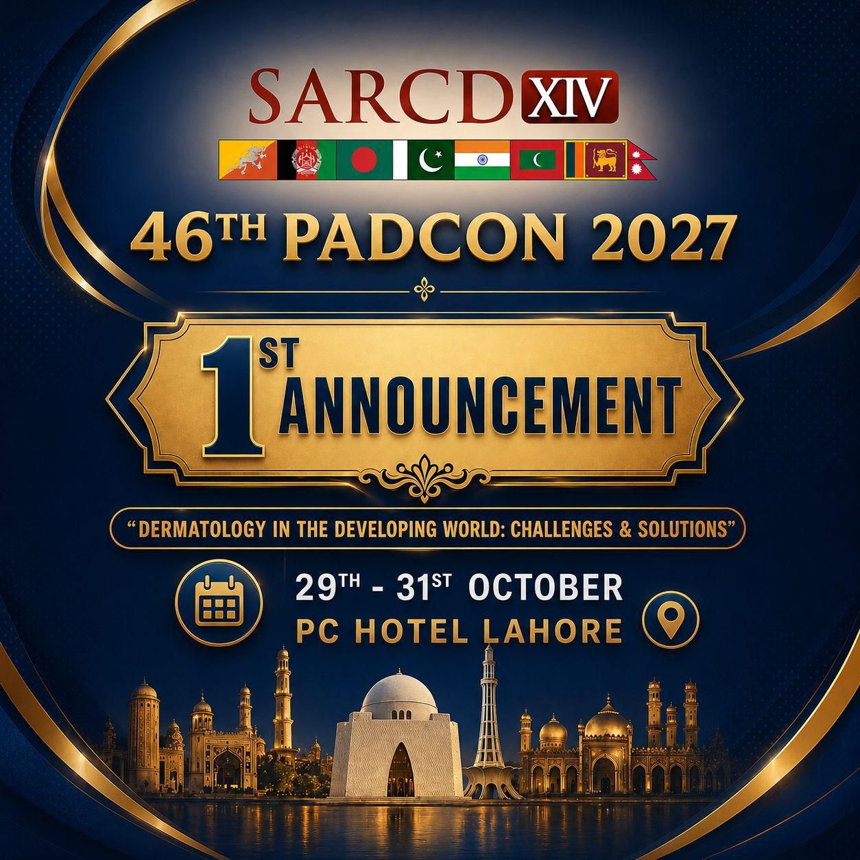 SARCD XIV & PADCON 2027 – 1st Announcement